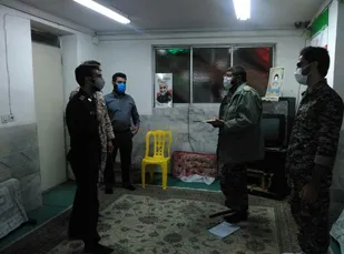 سرکشی فرمانده حوزه فتح و اعضا شورا در هفته بسیج