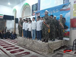 برنامه ویژه شهید آبروی محله گرامیداشت شهید میثم عبدالله زاده در آران و بیدگل برگزار شد