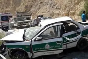 ۲ مامور پلیس شیراز هنگام تعقیب و گریز خودرو متهمان آسمانی شدند
