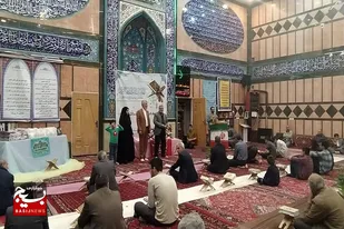 آیین اختتامیه جزءخوانی قرآن کریم در پایگاه حدیث همدان