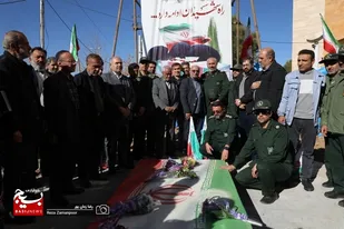 بزرگداشت سالروز خاکسپاری شهید گمنام در شهرک صنعتی شهرکرد