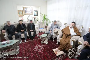 دیدار استاندار همدان با خانواده شهید &laquo;محمدتقی ترکمانی&raquo;