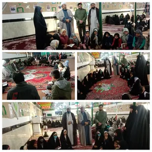 رزمایش حلقات قرآنی بسیج در روستای چاهداشی برگزار شد
