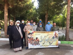 کارکنان بسیجی ادارت شاهرود هفته دفاع مقدس را گرامیداشتند+ تصاویر