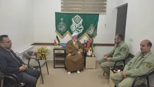 دیدار رئیس اداره حفاظت محیط زیست شاهرود با امام جمعه