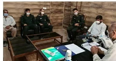 جلسه مشترک بسیج سازندگی سپاه خمیر با اداره آب و فاضلاب