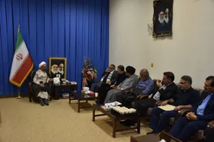 دیدار رئیس فدارسیون تیراندازی کشور با امام جمعه ایلام