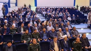 همایش جهادگران بسیج سازندگی در شهرستان فریدن