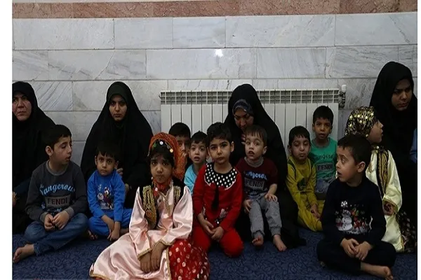 حضور خواهران بسیجی پایگاه یاس نبی در شیرخوارگاه آمنه و حضرت علی اصغر زاهدان