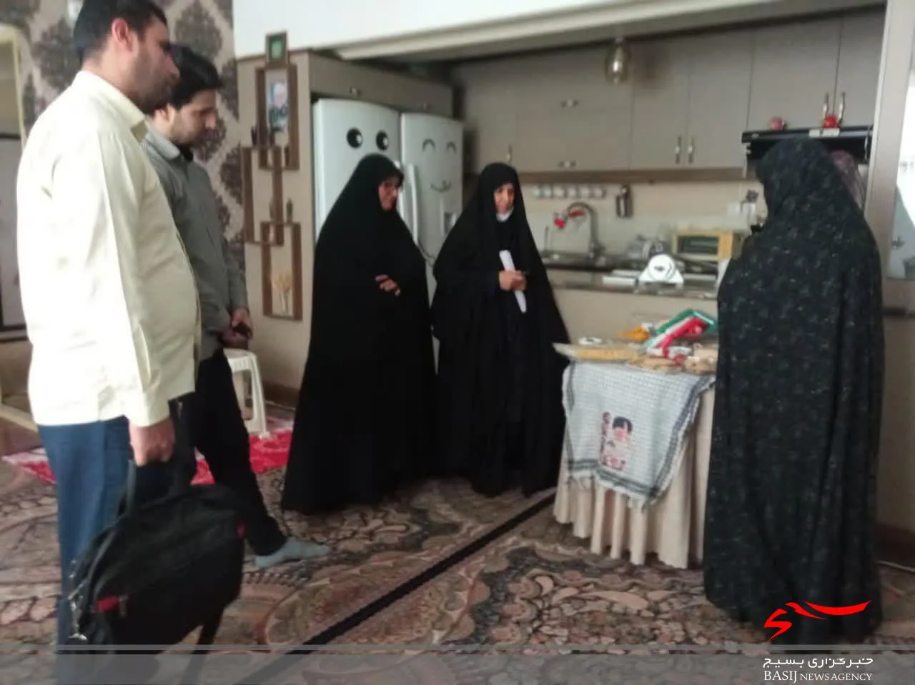 بازدید مسئولان ناحیه امام حسن مجتبی(ع) از کارگاه‌های اشتغال‌آفرینی