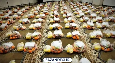 جهادگران بسیجی پای کار توزیع بسته های یلدای ؛ عاشقانه جهادی گرما بخش ۲۵۰۰۰ خانه محروم در بلندترین شب سال