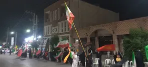 پرچم عزت بردوش ولایتمداران لالی