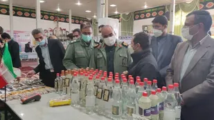 افتتاح نمایشگاه اقتصاد مقاومتی و تولیدات محلی شهر سرایان