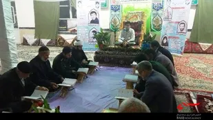 محفل انس با قرآن کریم در روستای کهنه حصار کبودراهنگ برگزار شد