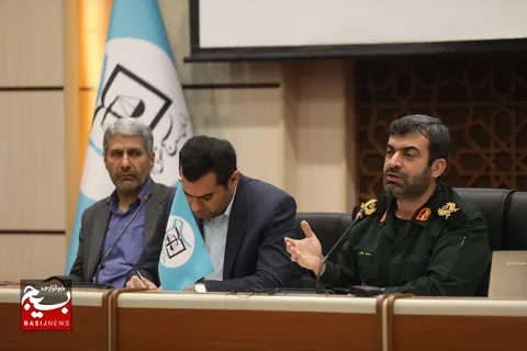 دومین روز نشست سراسری مدیران سازمان بسیج حقوقدانان استان‌های سراسر کشور با حضور دبیر اشراف کلی فرماندهی سازمان بسیج مستضعفین