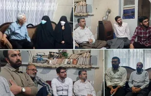 دیدار فرماندارپیشوا با یکی از یادگاران ۱۵ خرداد سال ۴۲
