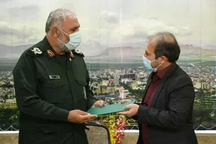 تجلیلِ سپاه از مجموعه شهرداری شهرکرد