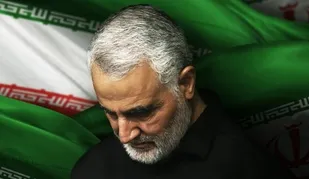 مراسم بزرگداشت اولین سالگرد شهید سپهبد سردار سلیمانی در خارگ