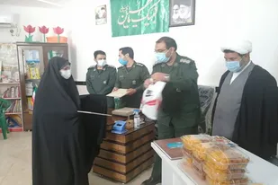 بازدید و سرکشی فرمانده سپاه فراشبند مدرسه تمدن سازان به مناسبت روز معلم