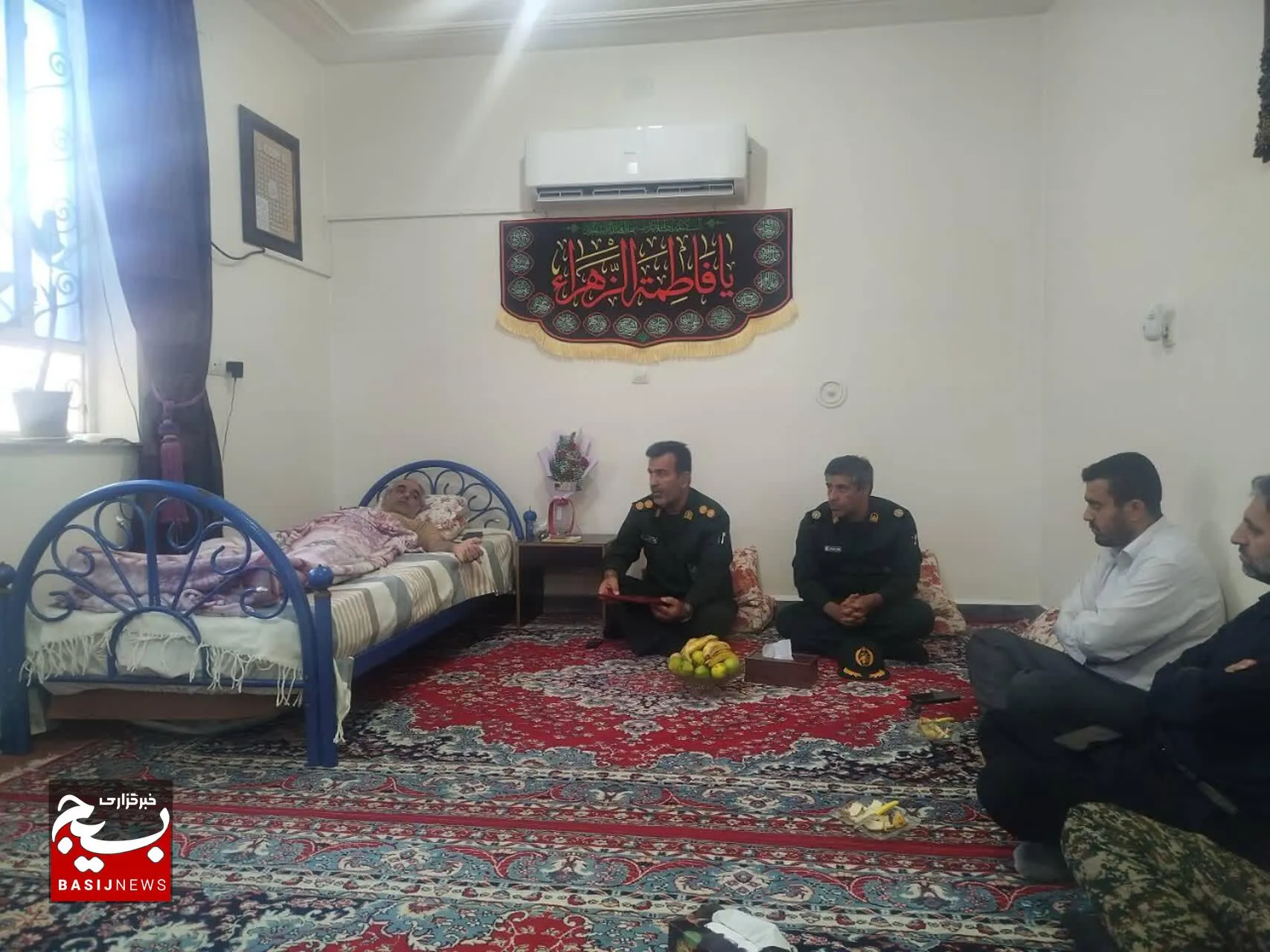 جانشین ناحیه مقاومت بسیج گتوندبا معلم فداکار این شهرستان دیدار کرد