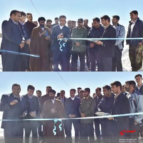 افتتاح پروژه آسفالت و بهسازی معابر روستای حاجی بیگ