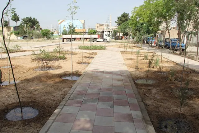 بهره برداری از  بوستان محله ای حمزه آباد شهر کهریزک