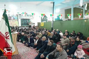 مراسم گرامیداشت ایام الله دهه فجر در روستای توانه نهاوند