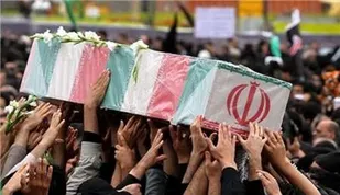 پیکر مطهر دو شهید گمنام در اردوگاه ابوذر همدان آرام گرفت