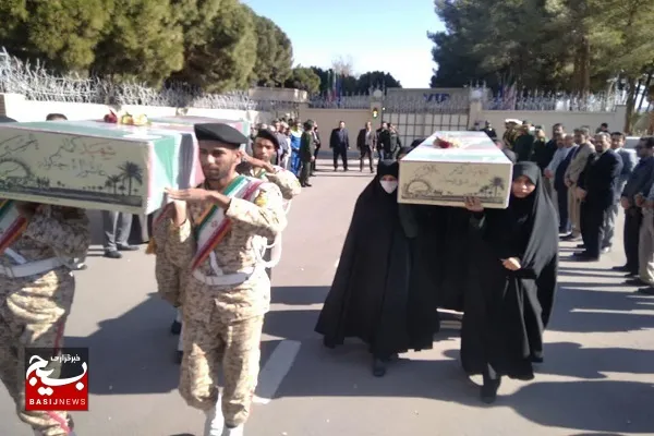 مراسم استقبال از شهید گمنام در زاهدان