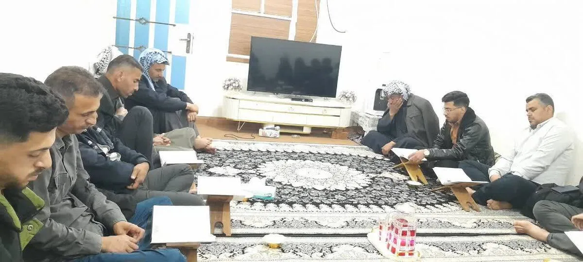 برگزاری محفل انس با قرآن کریم خانگی در آغاجاری
