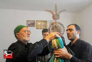 آیین سنتی علم بندان در روستای قلعه&zwnj;نو شهرستان فریمان