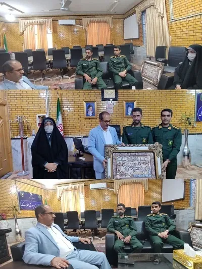 تجلیل از رئیس اداره آموزش پرورش سندرک  به مناسبت روزمعلم