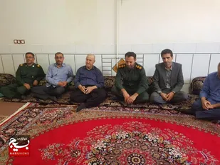 دیدار با خانواده شهید نجف رحیمی ریگی