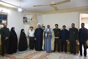 &nbsp;دیدار و تجلیل از مادر شهید والامقام &laquo;محرمعلی هاتفی&raquo; به مناسبت هفته دفاع مقدس
