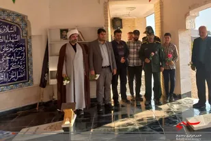 گلزار شهدای شهر دیباج عطرافشانی شد