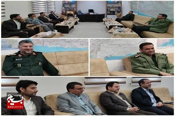 دیدار و گفتگوی رییس دانشگاه علوم پزشکی زاهدان با فرمانده ‌‌قرارگاه قدس نیروی زمینی جنوب شرق کشور‌