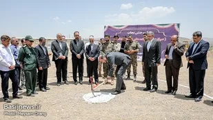 آیین کلنگ زنی فاز ۳ مرکز صیانت و بازپروری شهید زیادیان