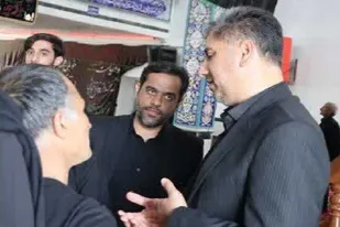 حضور مدیرکل تقسیمات سیاسی و اقتصادی استان در جمع عزاداران روستای قدس