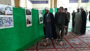مراسم گرامیداشت آزاد سازی مهران در مسجد جامع شهر لومار برگزار شد