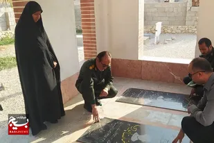 تجلیل از خانواده&zwnj;های شهدا در شهر شنبه شهرستان دشتی