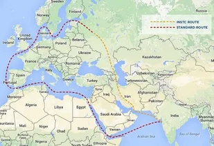 کریدور شمال-جنوب ؛ تپش ضربان اقتصادغرب آسیا در ایران