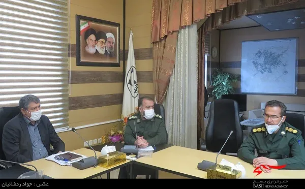 نشست قرارگاه پدافند زیستی سپاه ناحیه دامغان برگزار شد