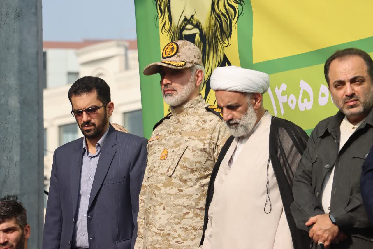 حضور گروه‌های گوناگون مردمی استان گیلان در رزمایش «جان‌فدا» 