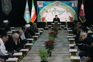 برگزاری افتتاحیه محفل ماهیانه انس با قرآن کریم، در مصلی شهید خامنه&zwnj;ای مهرشهر