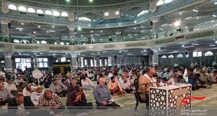 مراسم پرفیض دعای عرفه و سالگرد شهدای منا در شهرکرد