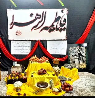 بسیجیان حوزه فاطمه الزهرا (س) با حجاب اسلامی در یلدایی فاطمی/ شب یلدا دختران مدرسه اختر