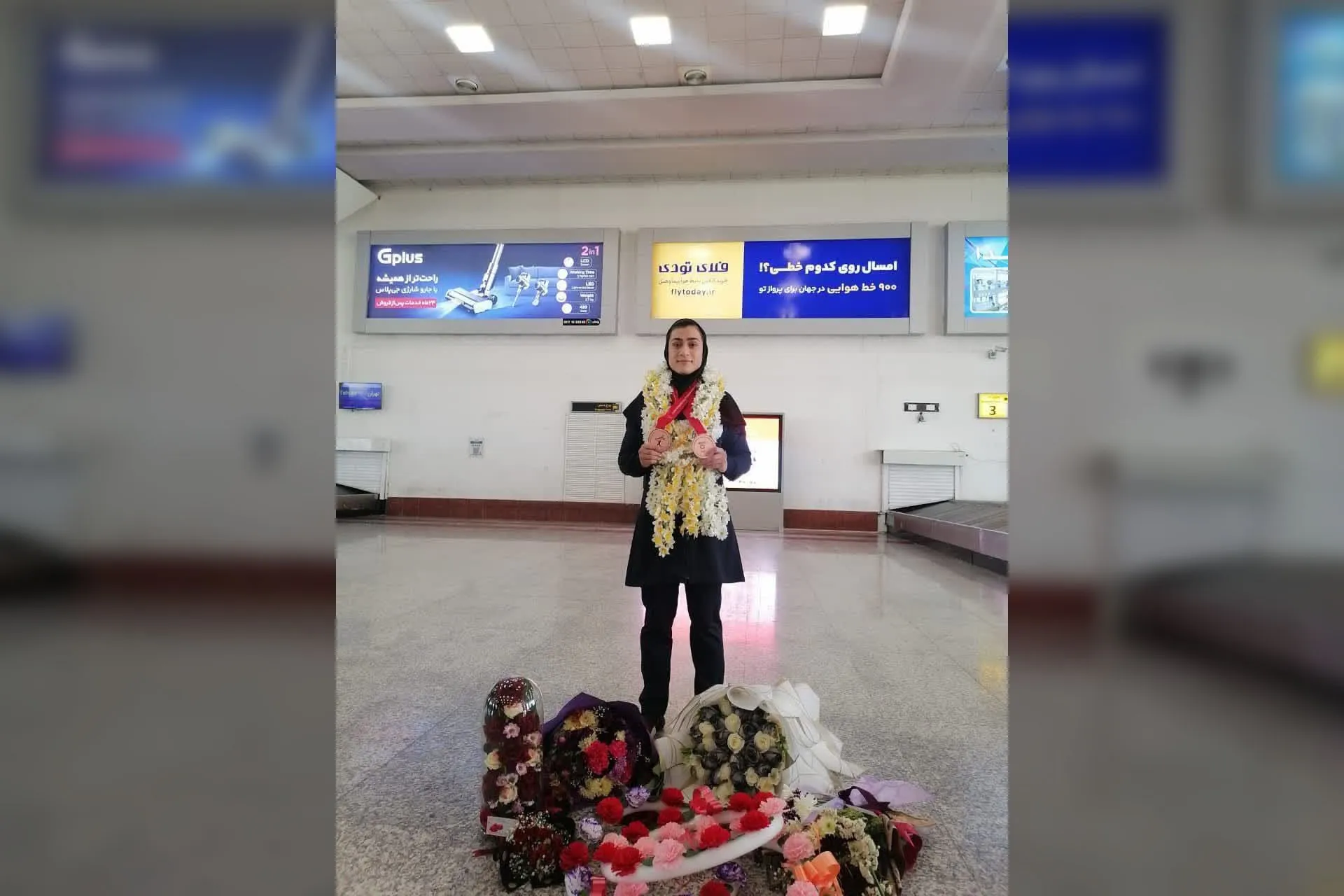 بازگشت بانوی افتخار آفرین مرودشتی از مسابقات آسیایی