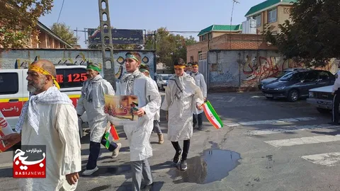 راهپیمایی بزرگ ضد صهیونیستی مردم شهید پرور شهرستان خوی