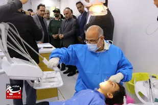افتتاحیه کلینیک سیار طرح نورآوران سلامت شهر جیرنده رودبار