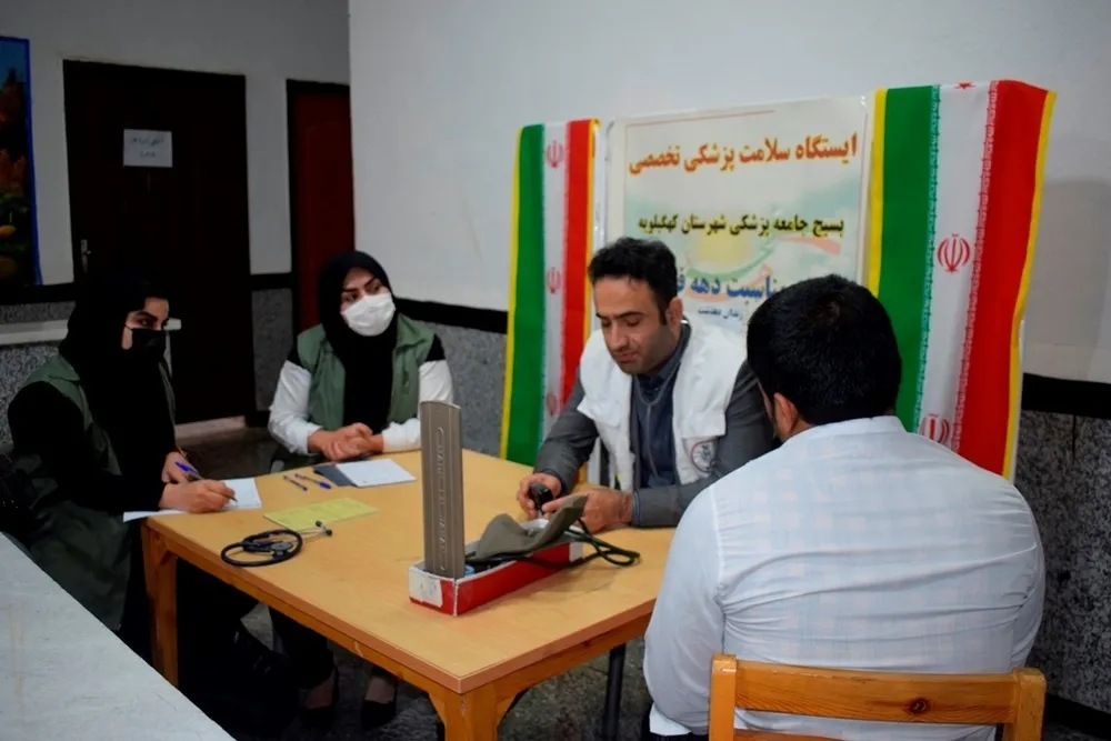 برپایی ایستگاه سلامت تخصصی بسیج جامعه پزشکی در زندان دهدشت